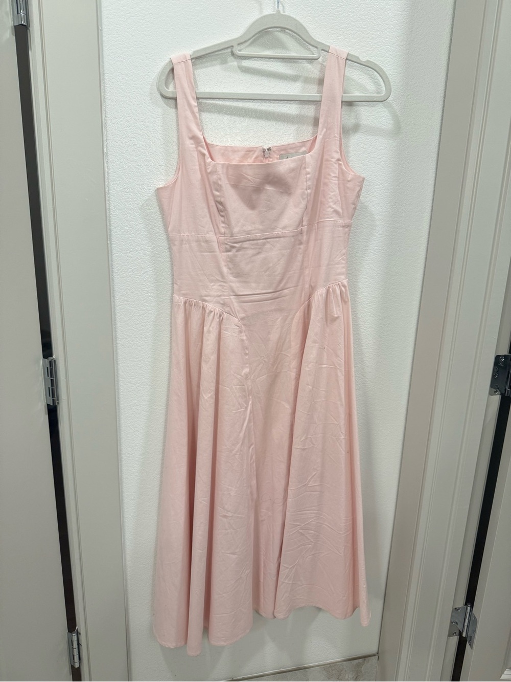Wayf Light Pink Midi Dress